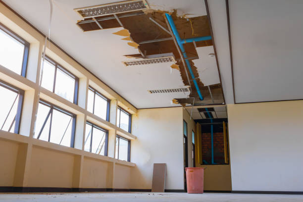 Water damage restoration process in Morrisonville, IL